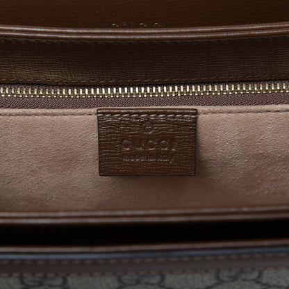Gucci GG Supreme Monogram Horsebit 1955 Shoulder Bag Beige Brown Sugar 8 of 9