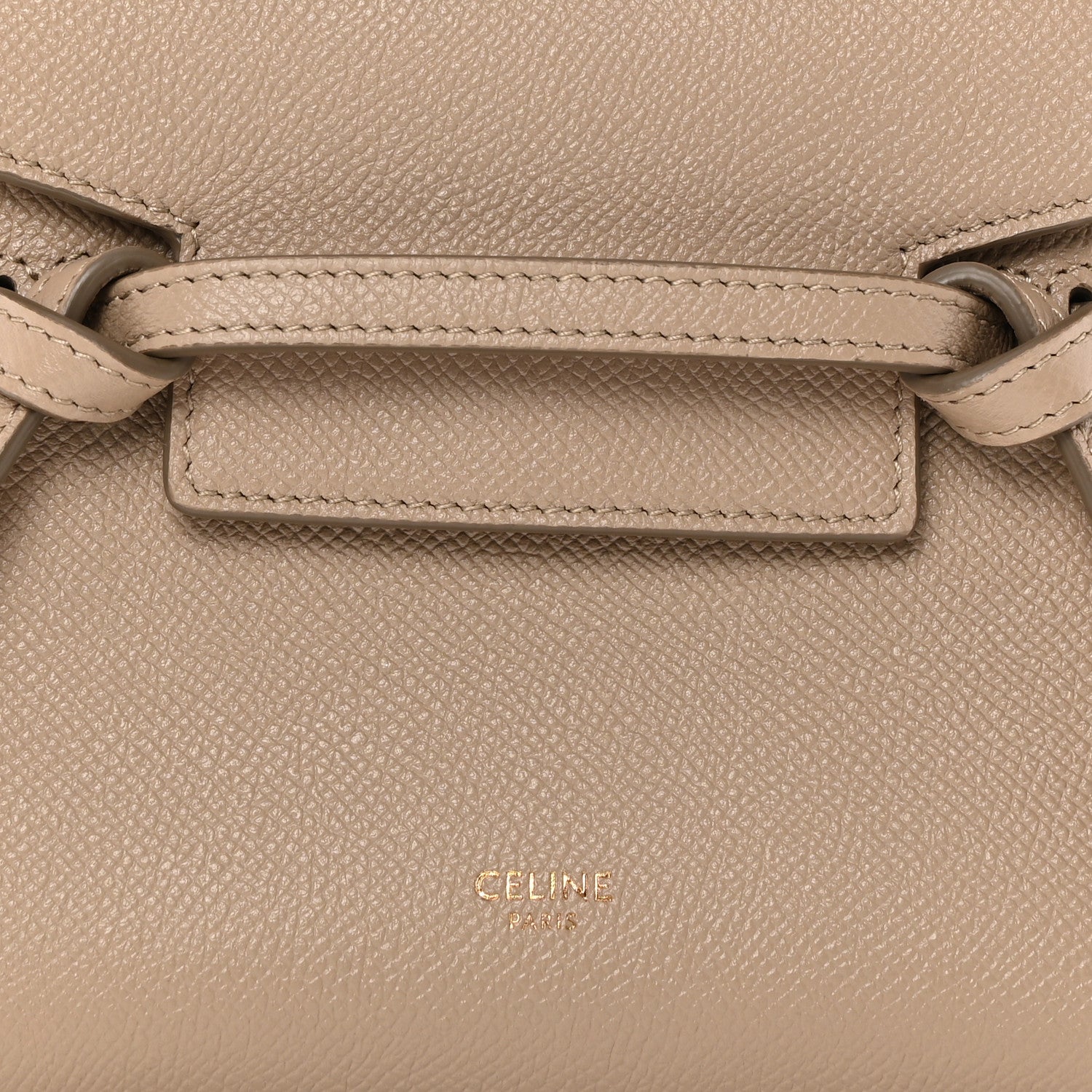 Celine Grained Calfskin Pico Belt Bag Light Taupe 10 of 12