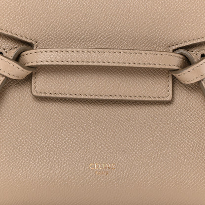 Celine Grained Calfskin Pico Belt Bag Light Taupe 10 of 12