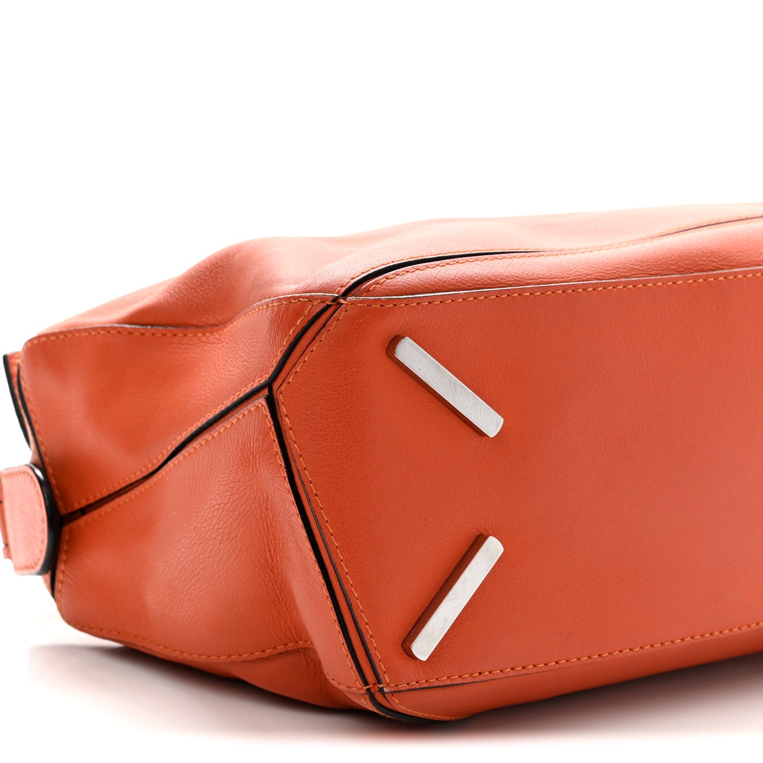Loewe Calfskin Small Puzzle Bag Orange 9 of 11