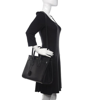 Saint Laurent Calfskin Small Sac De Jour Black 2 of 11