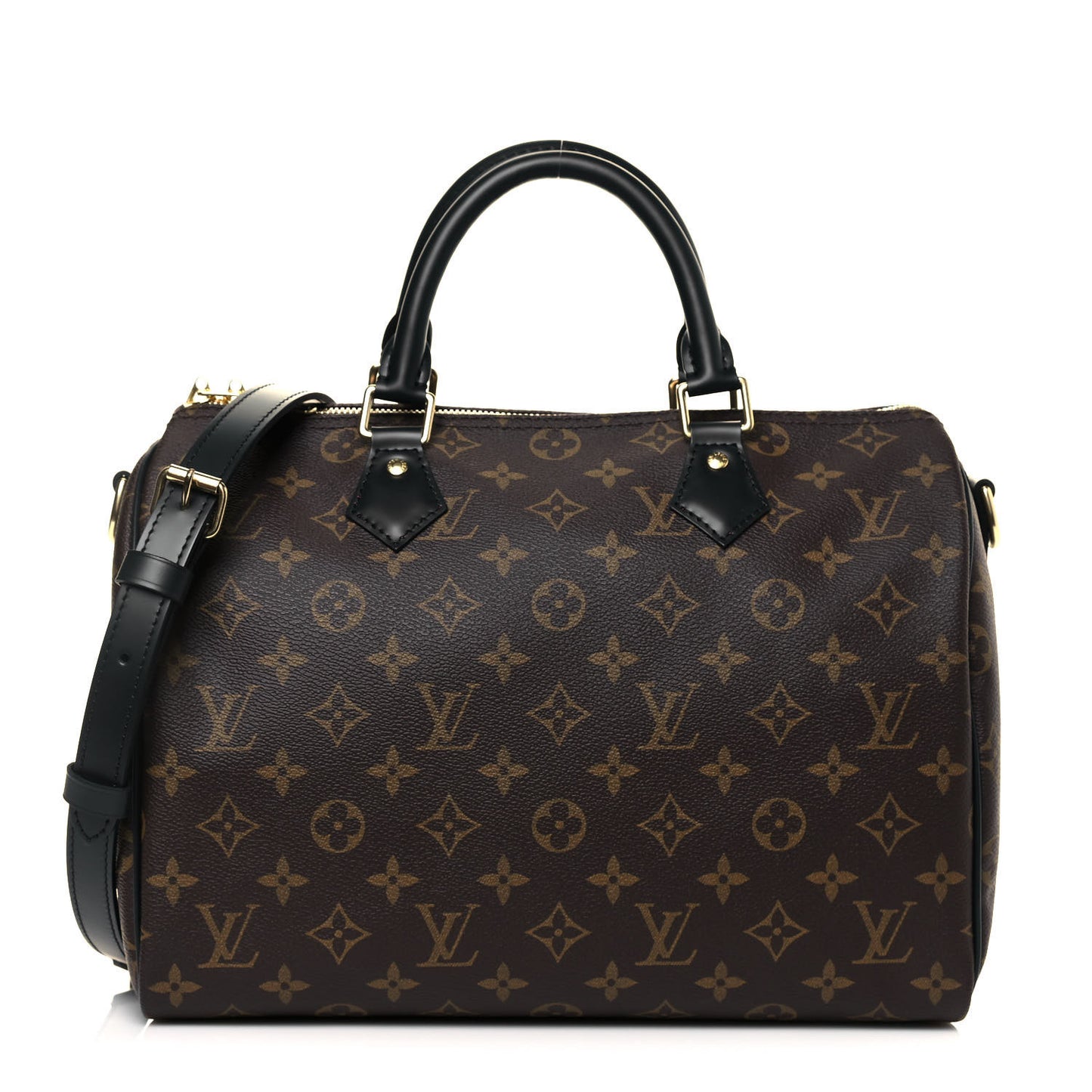 Monogram My World Tour Speedy Bandouliere 30 Black