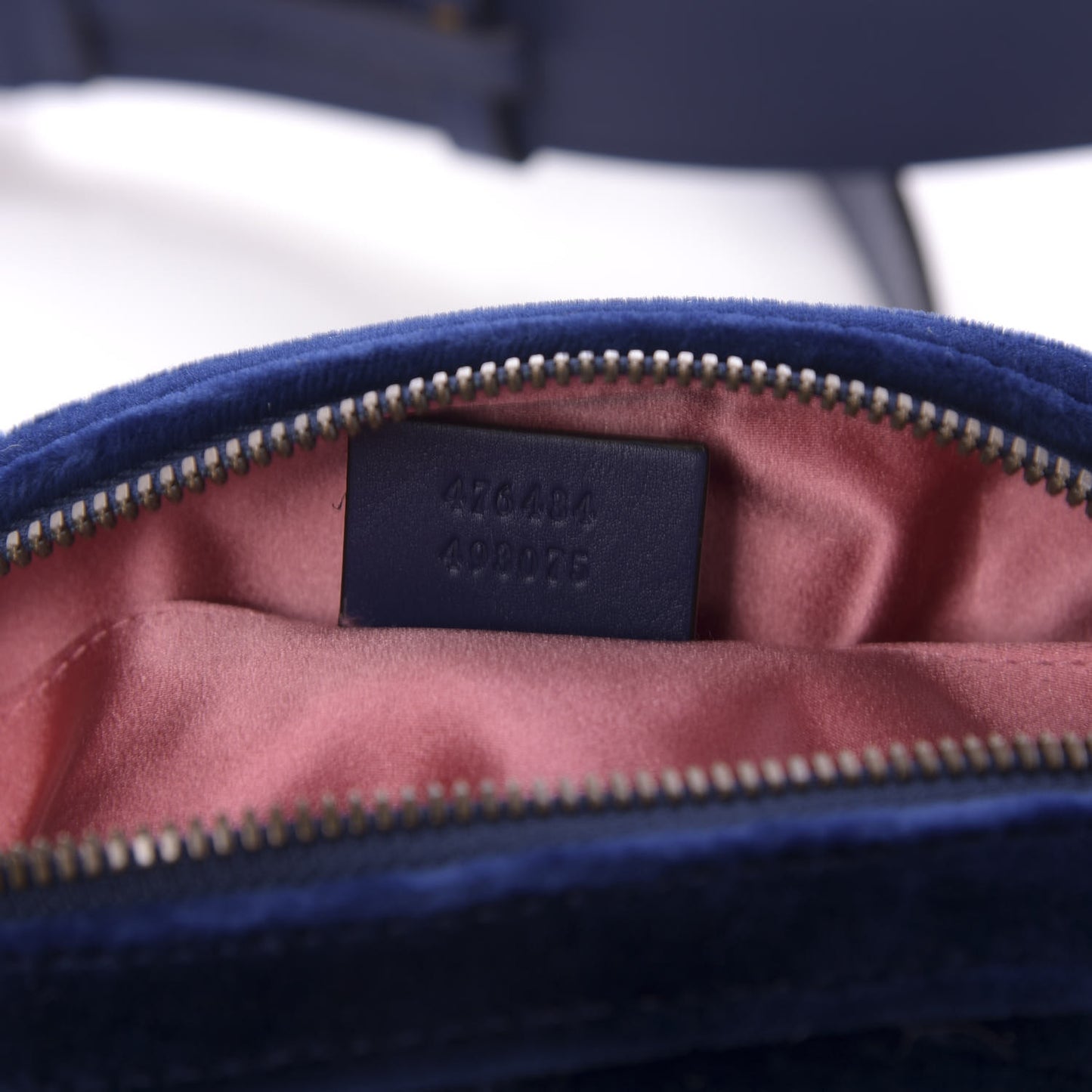 Velvet Matelasse GG Marmont Belt Bag 85 34 Cobalt Blue
