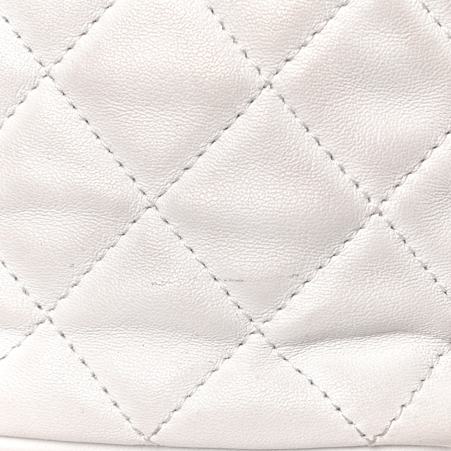 Chanel Lambskin Quilted Small Perfect Meeting Hobo White 15 of 17