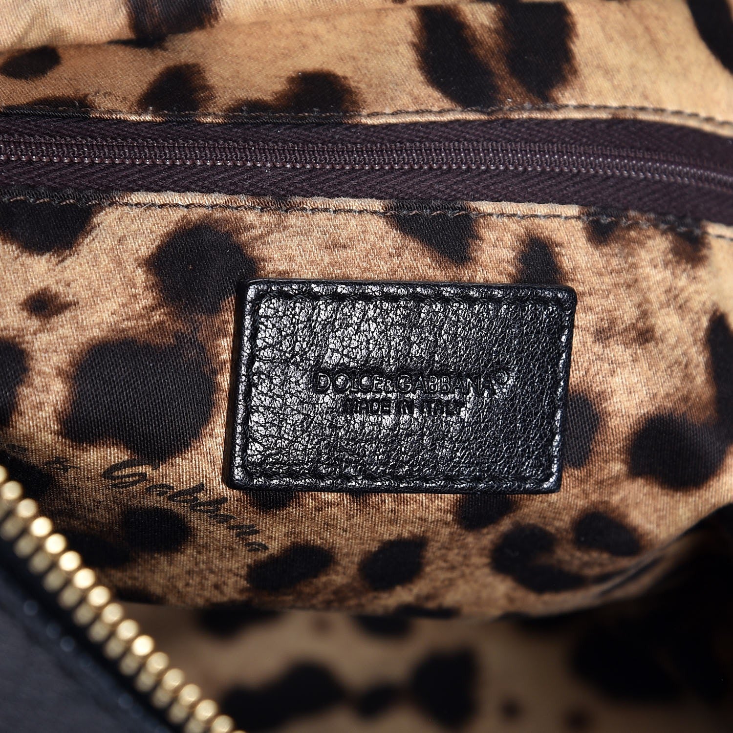 Dolce & Gabbana Washed Sheepskin Miss Easy Way Hobo Black 5 of 6