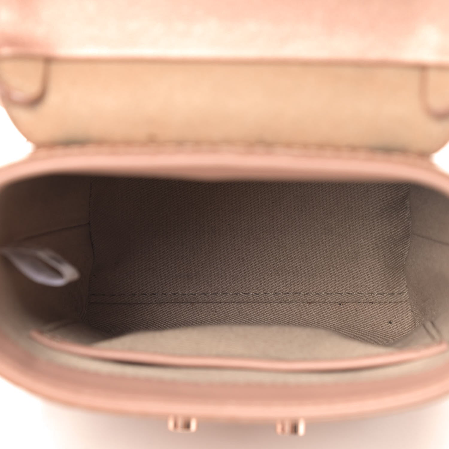 MCM Metallic Visetos Mini Soft Berlin Crossbody Champagne 5 of 12