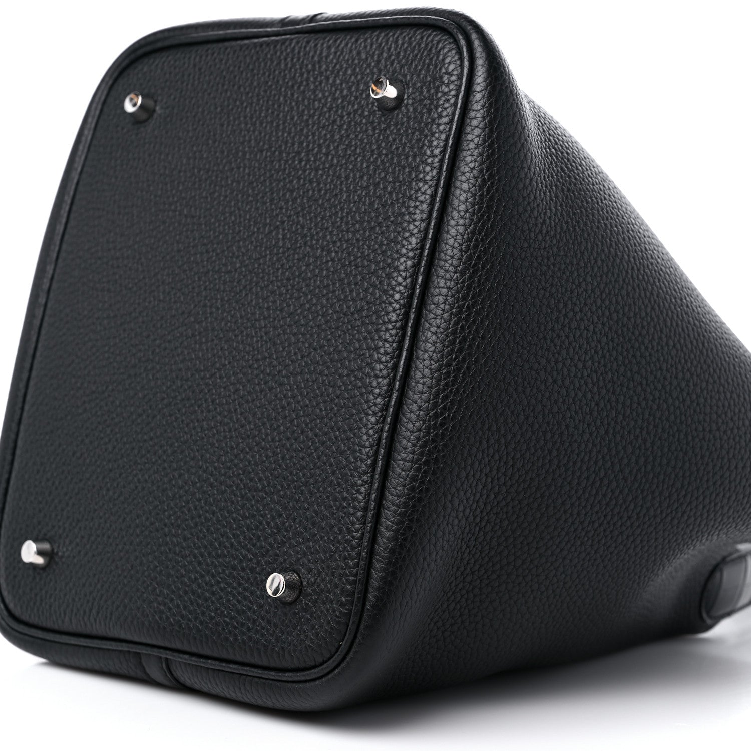 Hermes Taurillon Clemence Matte Alligator Picotin Lock Touch 22 MM Black 8 of 8