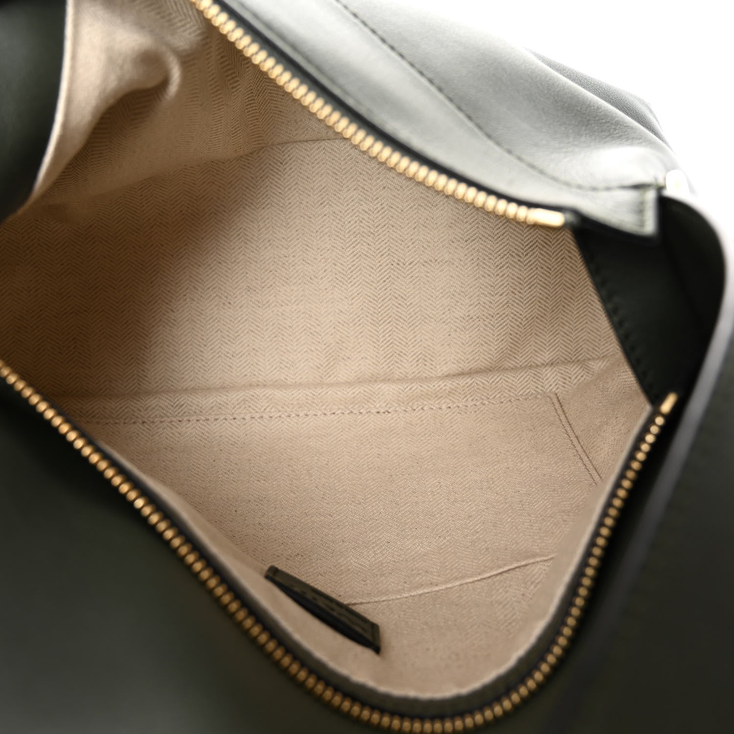 Loewe Calfskin Puzzle Hobo Army Green 5 of 9