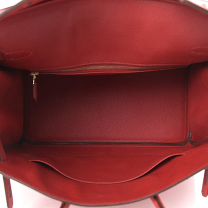 Hermes Epsom Birkin 35 Rouge Casaque 7 of 43