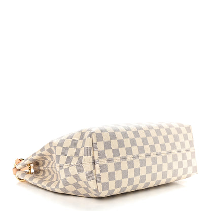 Louis Vuitton Damier Azur Graceful PM Rose Ballerine 4 of 10
