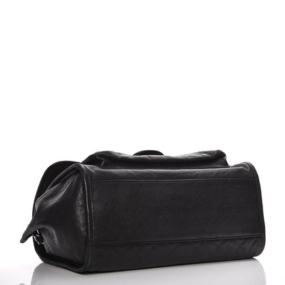 Chanel Calfskin Quilted Large Natural Beauty Flap Black 4 of 12
