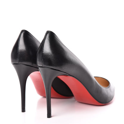 Christian Louboutin Shiny Nappa Decollete 554 85 Pumps 38.5 Black 4 of 9
