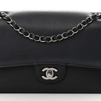 Chanel Calfskin Medium Classic Pure Double Flap Black 7 of 16