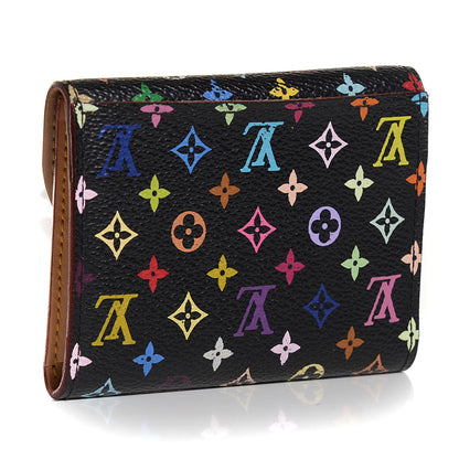 Louis Vuitton Monogram Multicolor Business Card Holder Black 3 of 8
