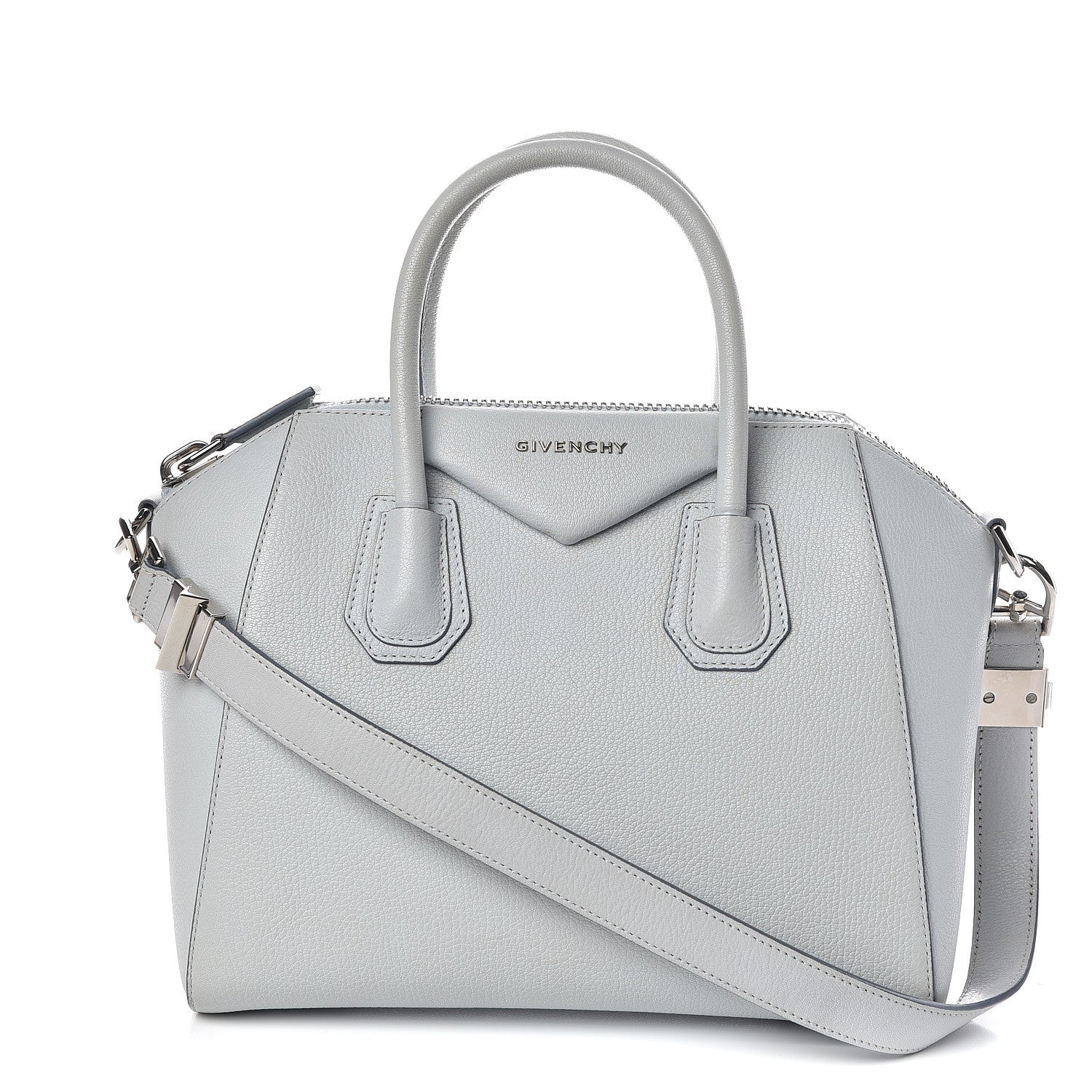 Givenchy Sugar Goatskin Small Antigona Pale Blue 1 of 12