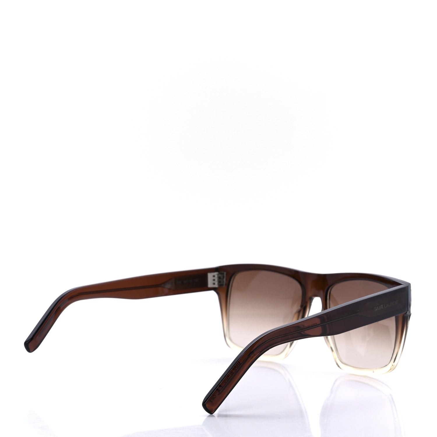Saint Laurent Acetate Sunglasses SL 424 Brown 4 of 8