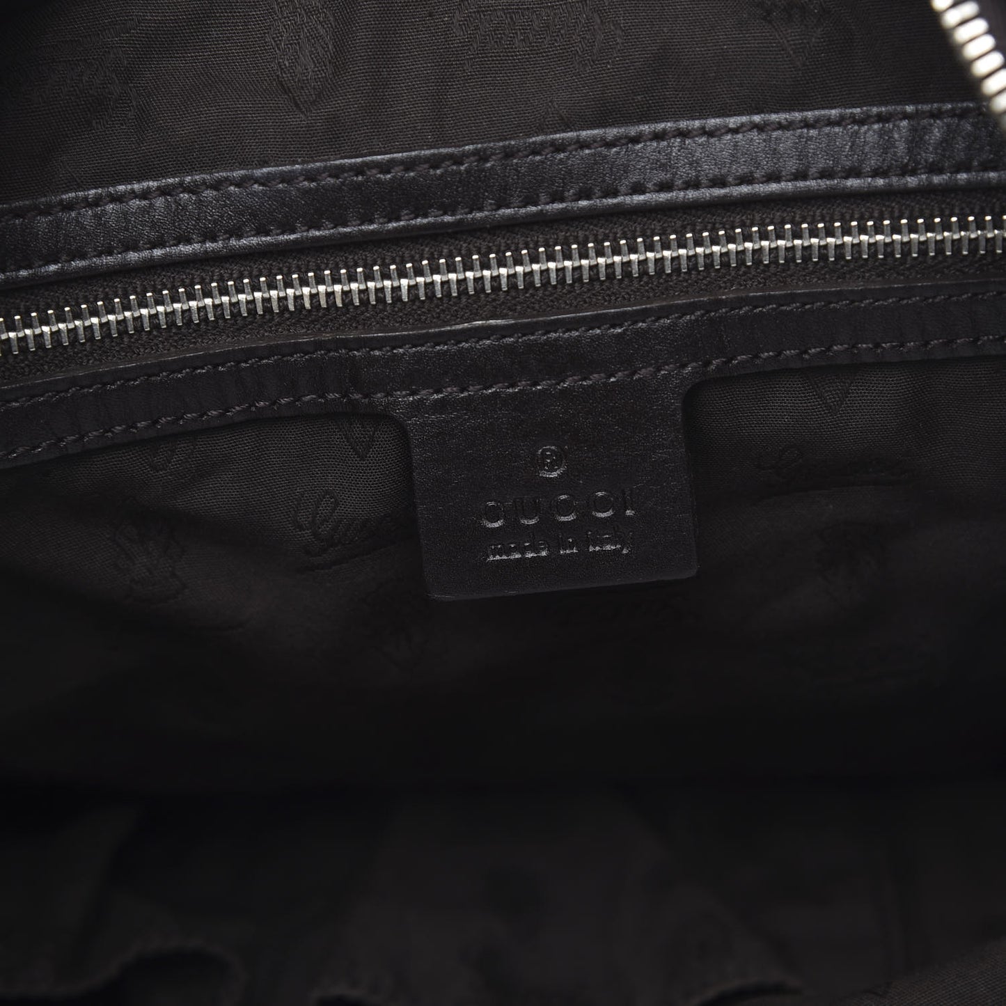Monogram Large GG Twins Hobo Black