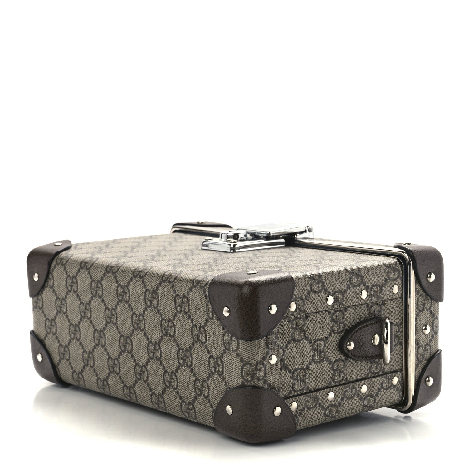 Gucci GG Supreme Monogram Globe-Trotter Beauty Case Brown 8 of 10