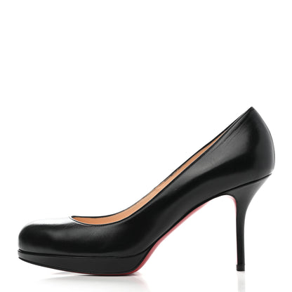Christian Louboutin Kid Prorata 90 Pumps 38 Black 1 of 8
