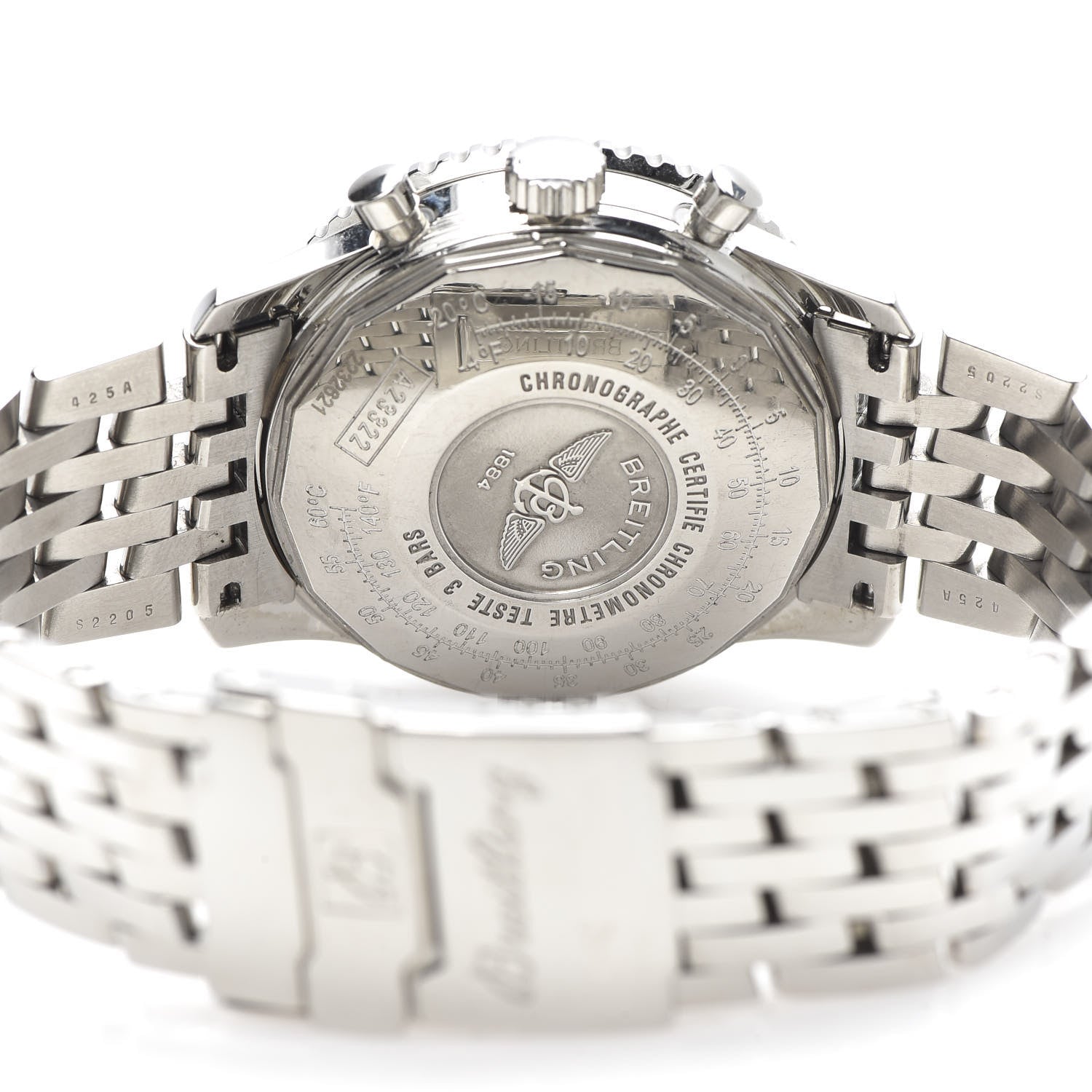 Breitling Stainless Steel 42mm Navitimer Chronograph Automatic Watch Black A23322 5 of 7