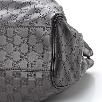 Gucci Guccissima Vitello Tender Large Sukey Tote Testa di Moro 10 of 10