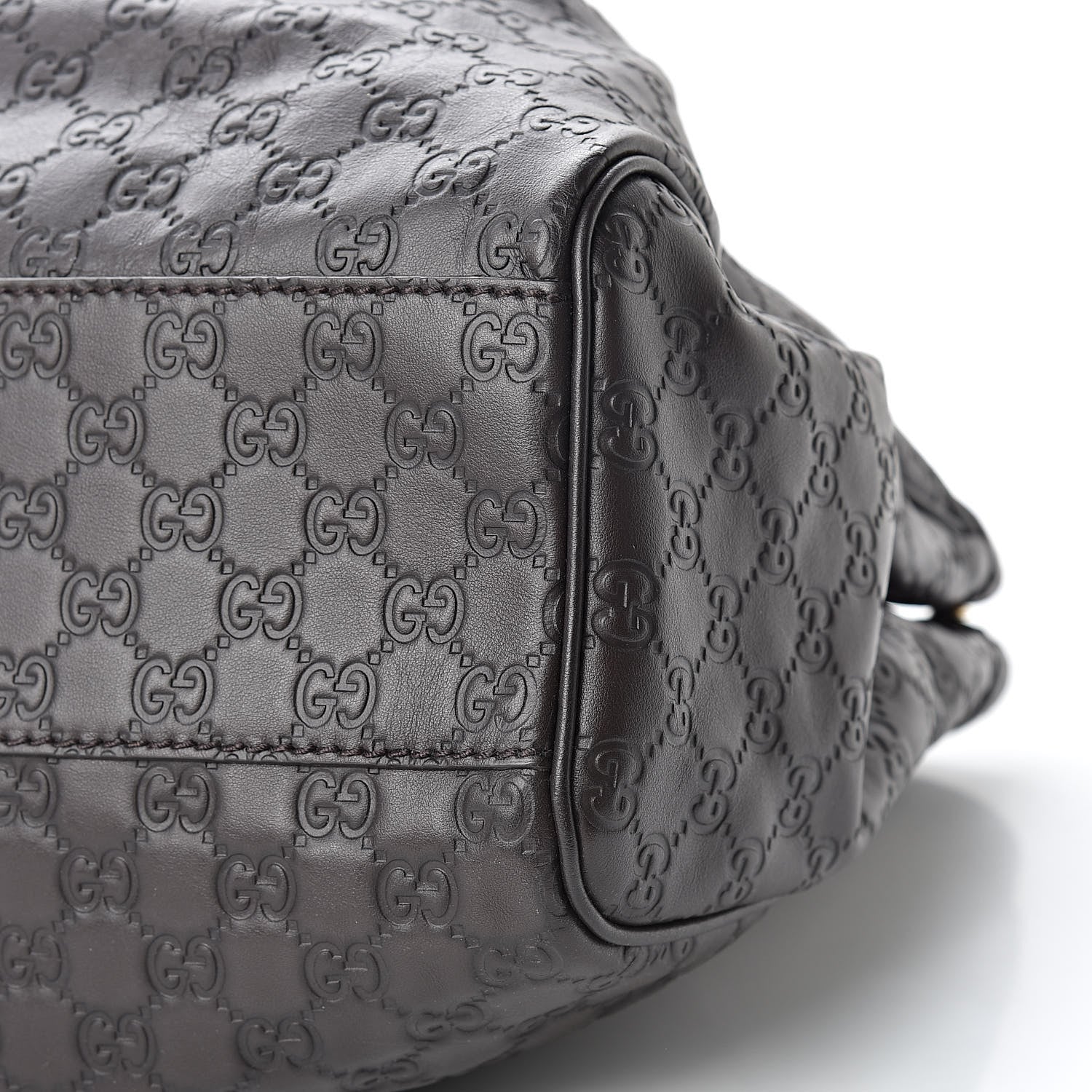 Gucci Guccissima Vitello Tender Large Sukey Tote Testa di Moro 10 of 10
