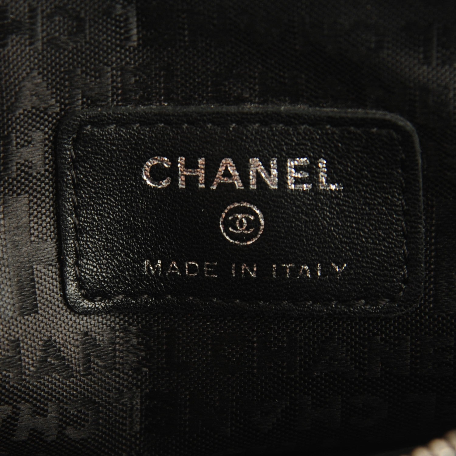 Chanel Lambskin Precious Symbols Pochette Black 6 of 7