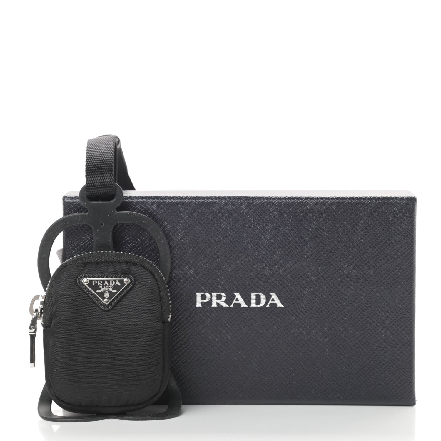 Prada Tessuto Nylon Pocket Smartphone Case Black 7 of 7