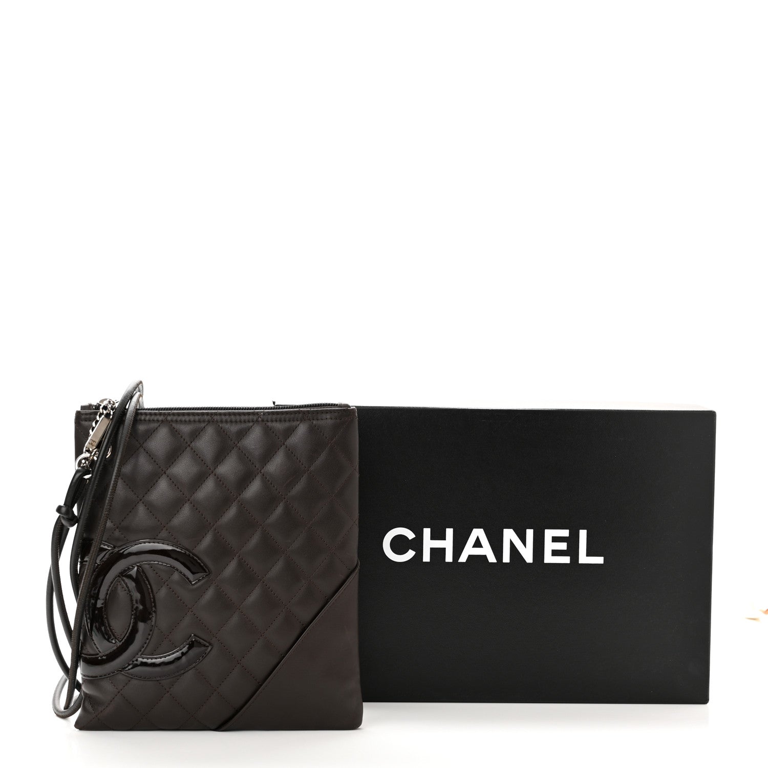 Chanel Calfskin Cambon Flat Messenger Brown 12 of 12
