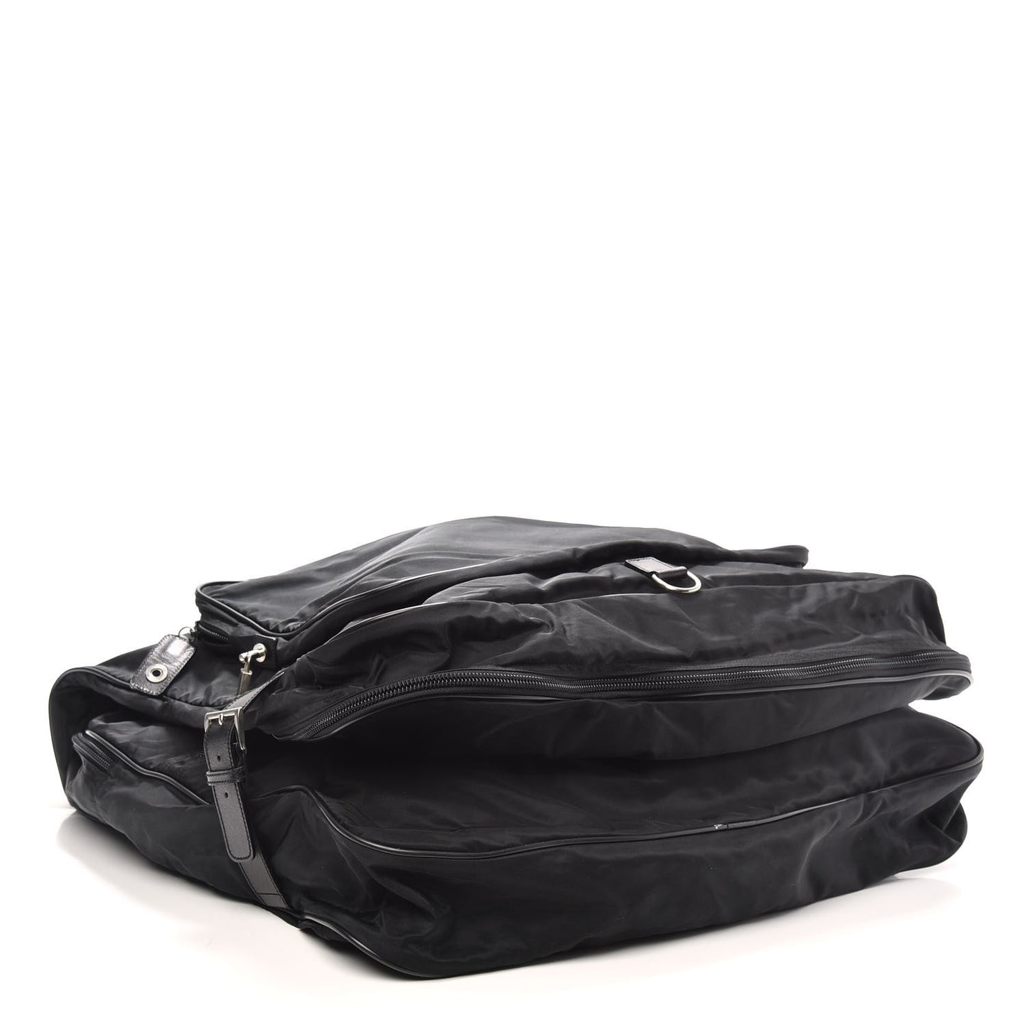 Tessuto Nylon Viaggio Garment Bag Black