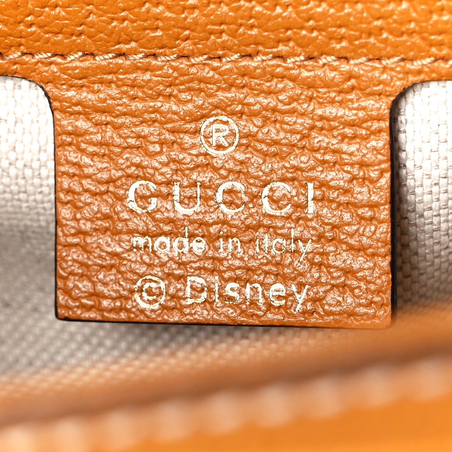 X DISNEY Mini Vintage GG Supreme Monogram Mickey Mouse Small Flap Messenger Bag Beige Vintage Sun Oil