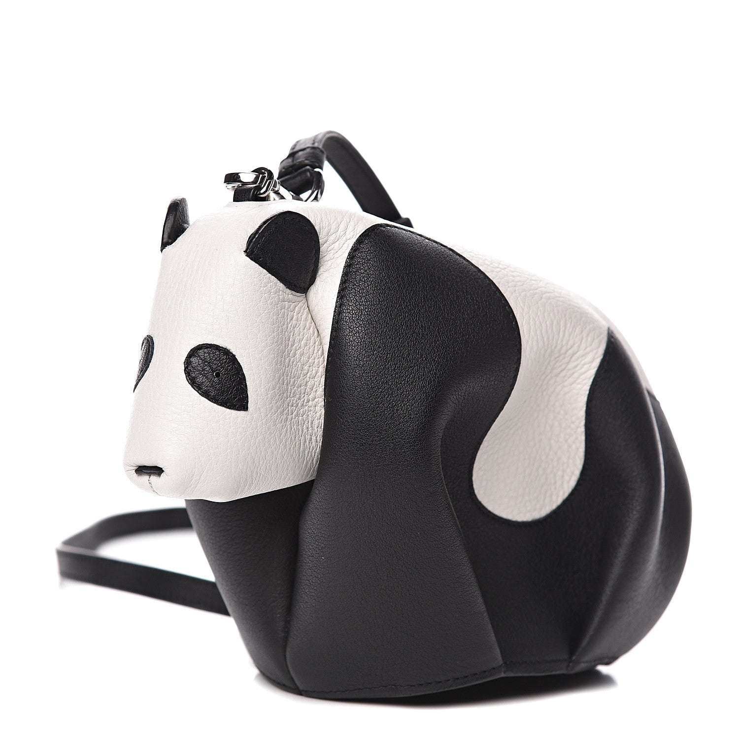 Loewe Calfskin Panda Crossbody Black White 3 of 9