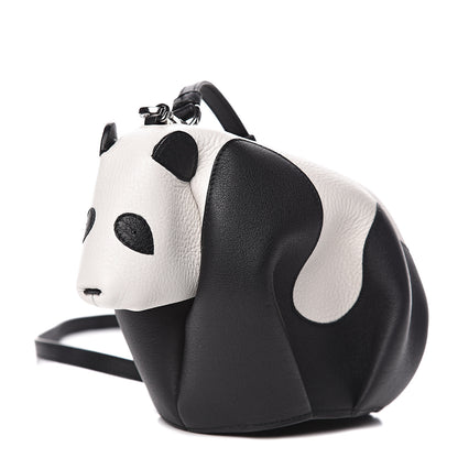 Loewe Calfskin Panda Crossbody Black White 3 of 9