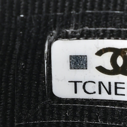 Chanel CHANEL Caviar Quilted Chain CC Flap Card Holder Black 6 of 7