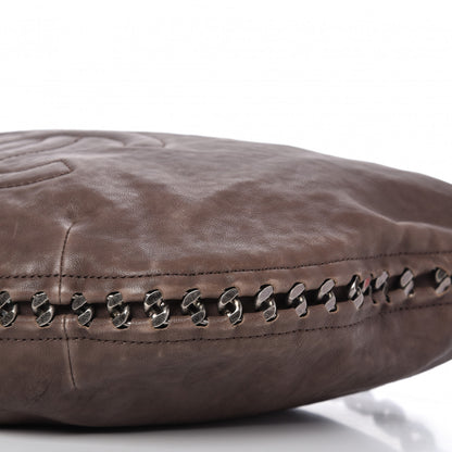 Chanel Calfskin Modern Chain Hobo Brown 7 of 9