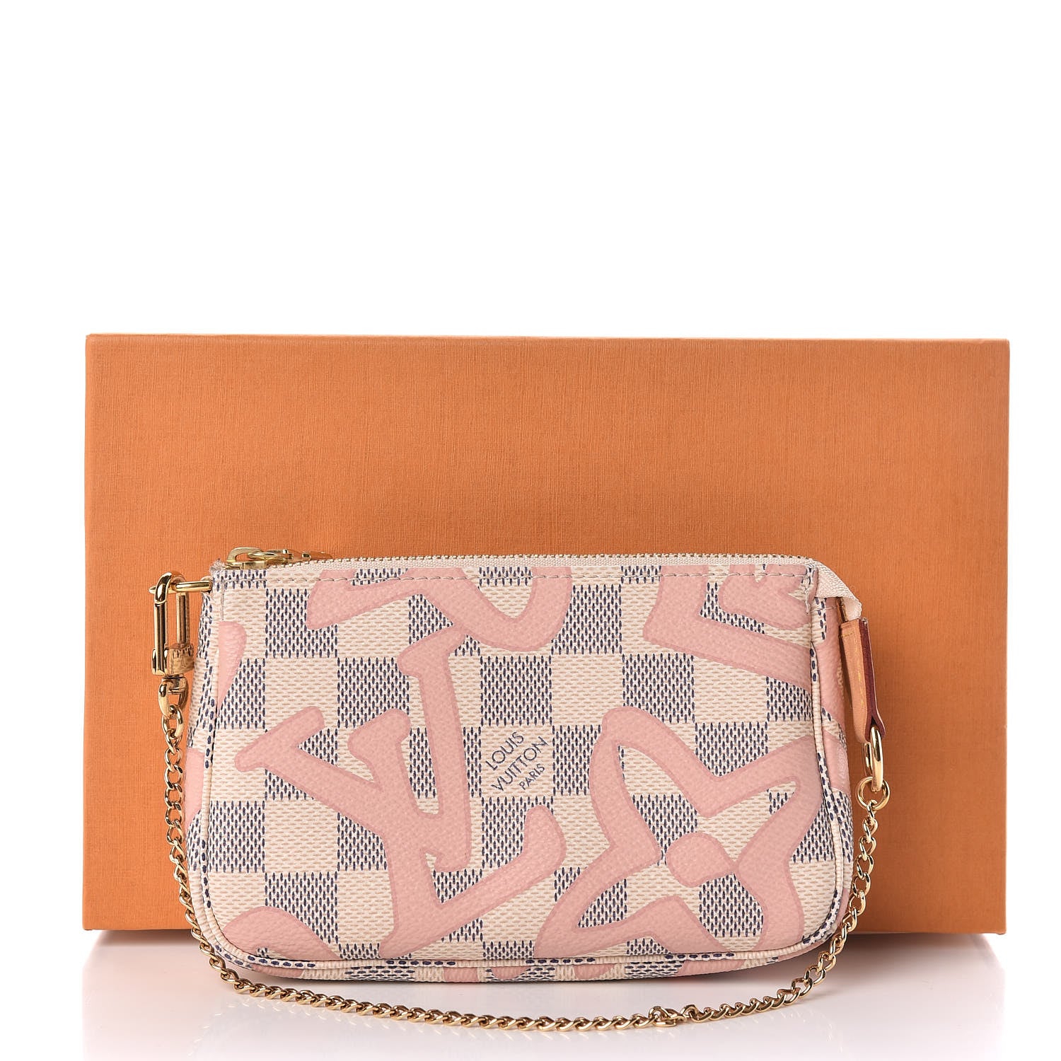 Louis Vuitton Damier Azur Tahitienne Mini Pochette Accessories 13 of 13