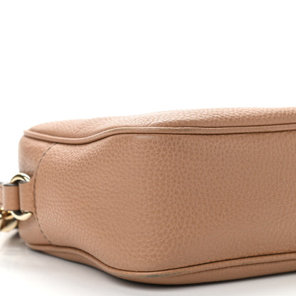 Gucci Pebbled Calfskin Small Soho Disco Bag Camelia 9 of 13