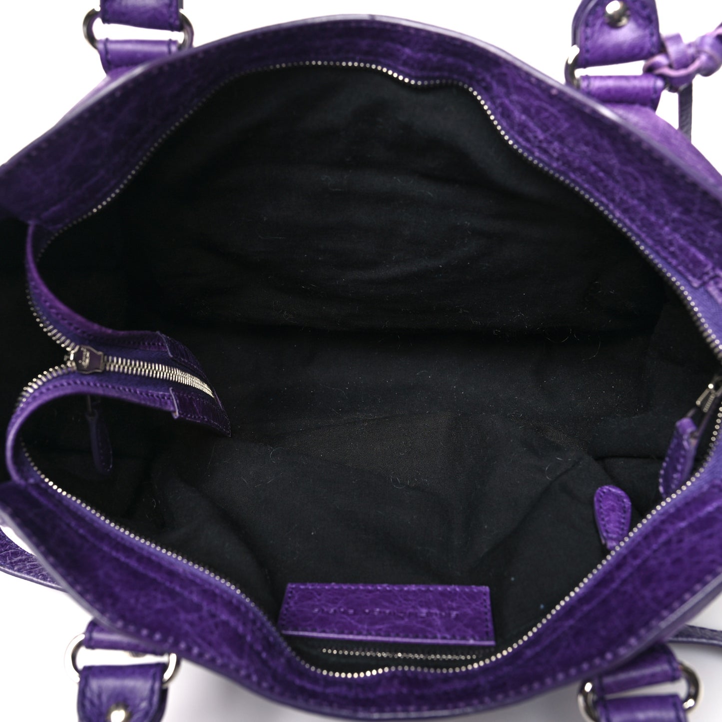 Agneau Giant 12 Silver Hardware City Dark Violet