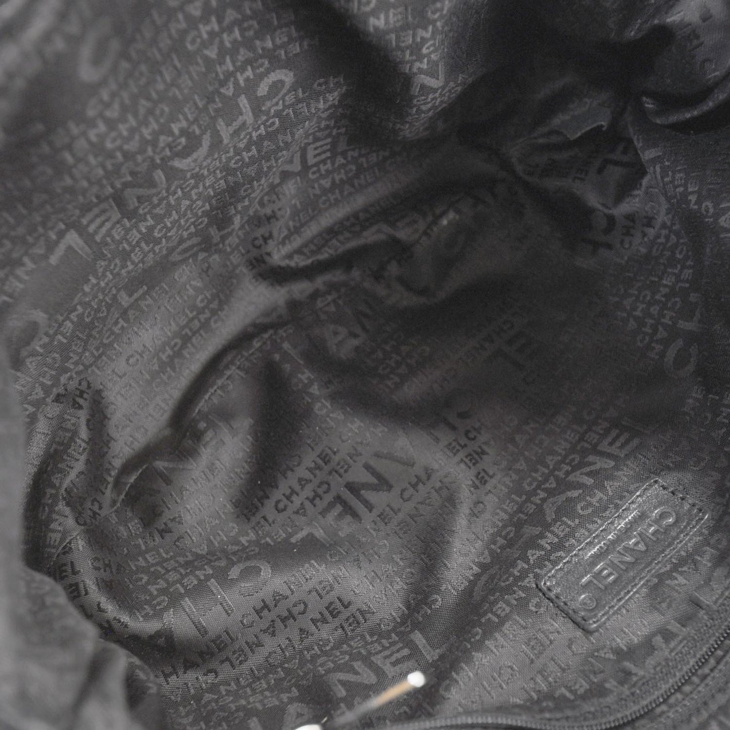 Lambskin Pleated Flap Bag Black