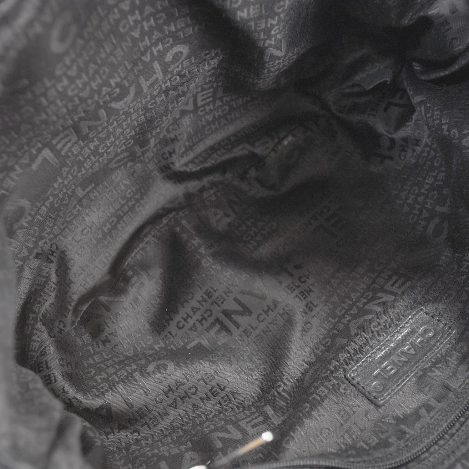 Chanel Lambskin Pleated Flap Bag Black 6 of 10