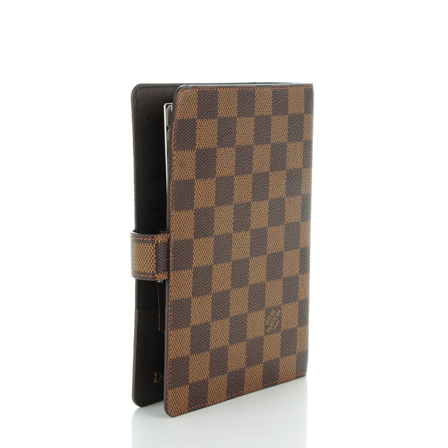 Damier Ebene Medium Ring Agenda Cover