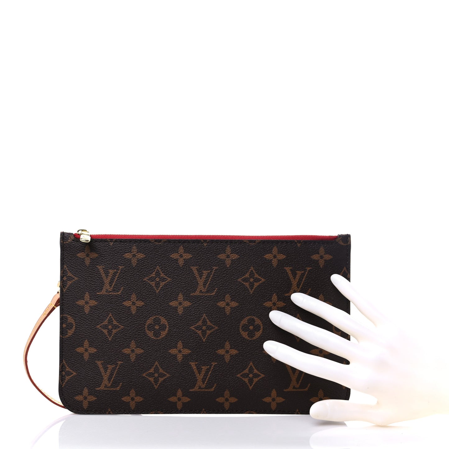 Monogram Neverfull MM GM Pochette Cherry