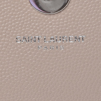 Saint Laurent Grain De Poudre Medium Monogram Kate Satchel Rose Poudre 6 of 8