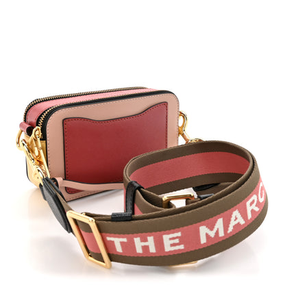 Marc Jacobs Saffiano Small Snapshot Camera Bag New Rose Multicolor 3 of 10