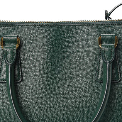 Prada Saffiano Lux Large Promenade Tote Biliardo 16 of 19