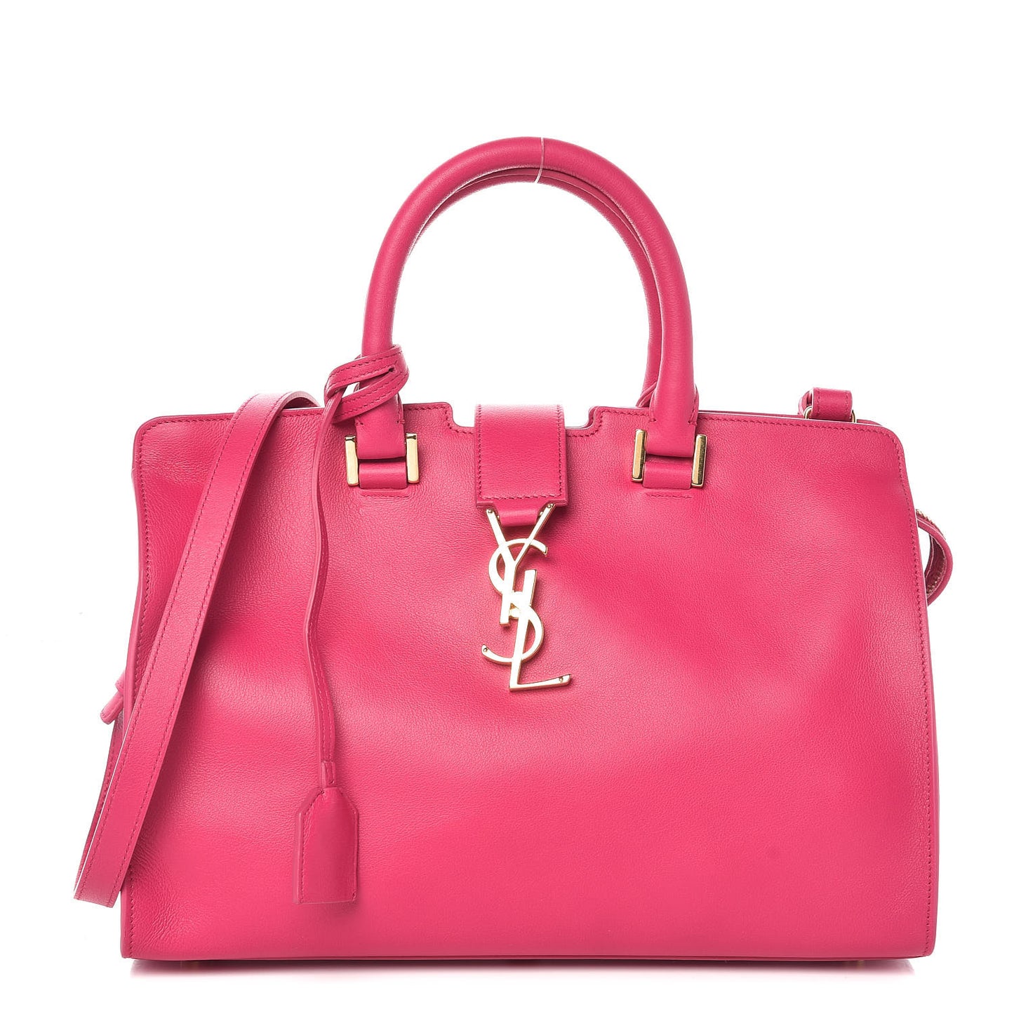 Smooth Calfskin Small Monogram Cabas Bubblegum