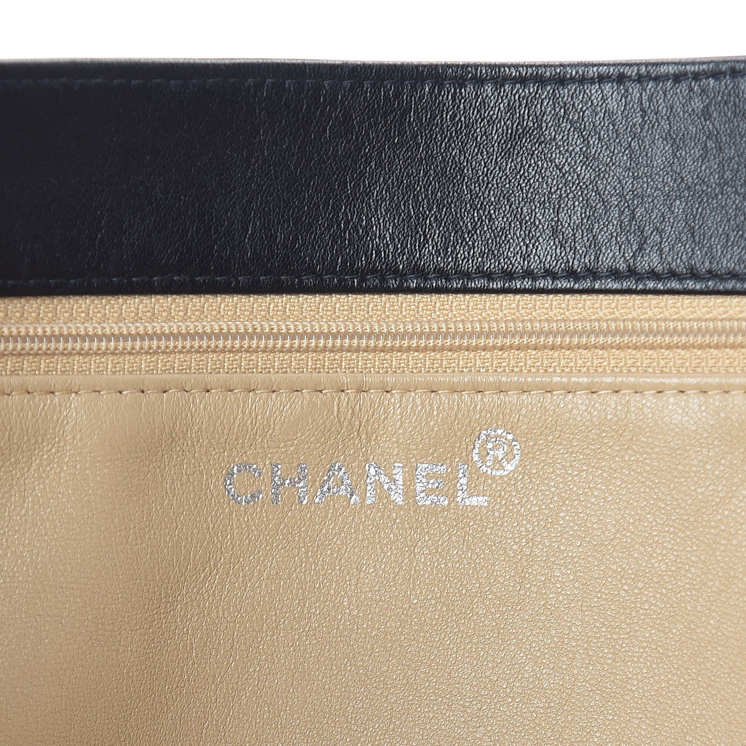 Chanel Lambskin CC Tote Black 6 of 12
