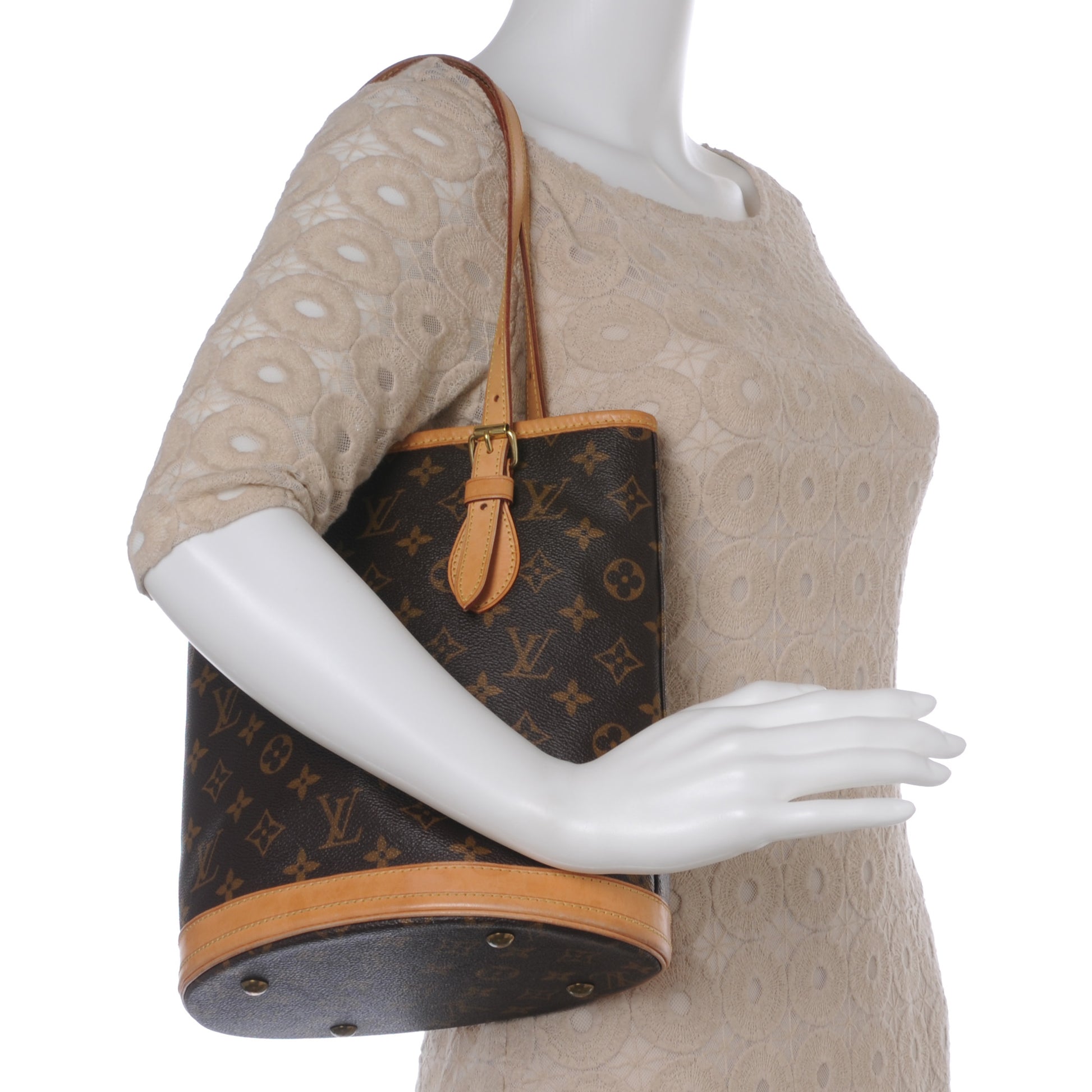 Louis Vuitton Monogram Petit Bucket 23 2 of 8
