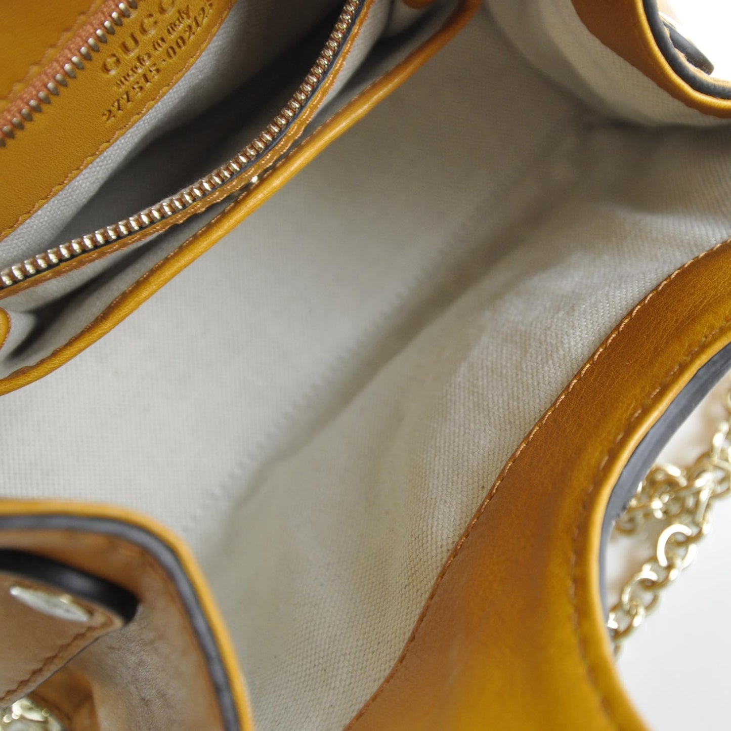 Leather Small Stirrup Top Handle Bag