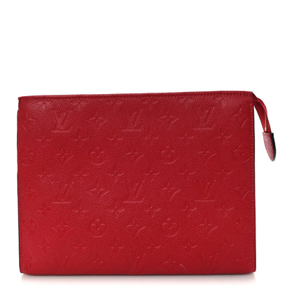 Louis Vuitton Empreinte Monogram Toiletry Pouch 26 Scarlet 1 of 6